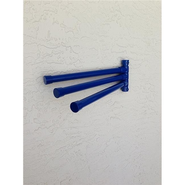 Outdoor Lamp Outdoor LampWM6-BLU Wall Mount 6 Bar Towel Rack; Blue WM6-BLU - main